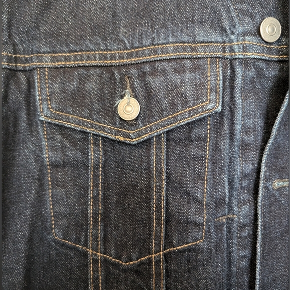 💙J.Crew trucker jacket, indigo blue denim - Picture 3 of 4